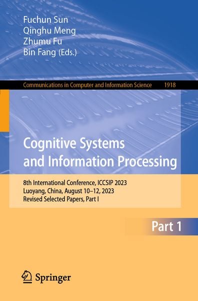 Produktbild: Cognitive Systems and Information Processing
