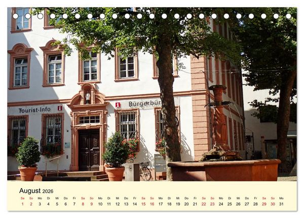 Produktbild: Willkommen in Bensheim an der Bergstra&szlig;e (Tischkalender 2026 DIN A5 quer), CALVENDO Monatskalender