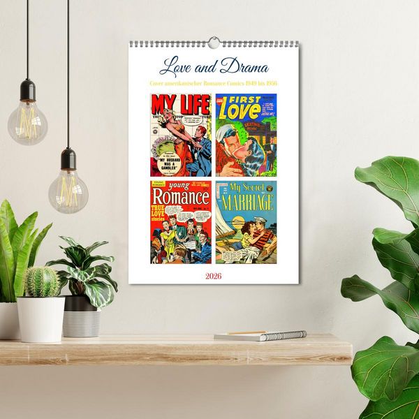 Produktbild: Love and Drama (Wandkalender 2026 DIN A3 hoch), CALVENDO Monatskalender
