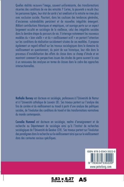 Produktbild: Vieillissement et classes sociales