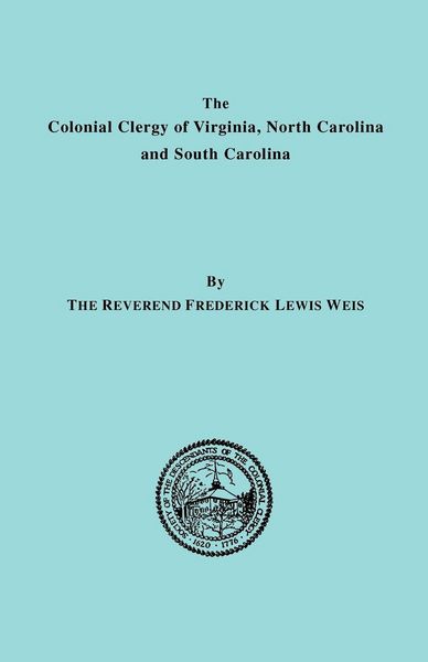 Produktbild: Colonial Clergy of Virginia, North Carolina and South Carolina