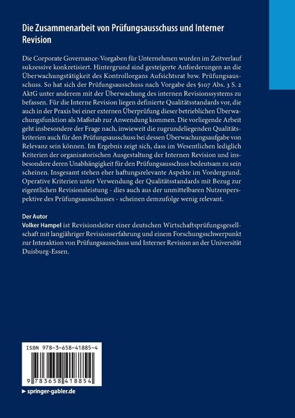 Produktbild: Die Zusammenarbeit von Pr&uuml;fungsausschuss und Interner Revision