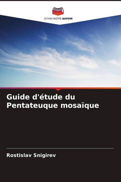 Produktbild: Guide d'&eacute;tude du Pentateuque mosa&iuml;que