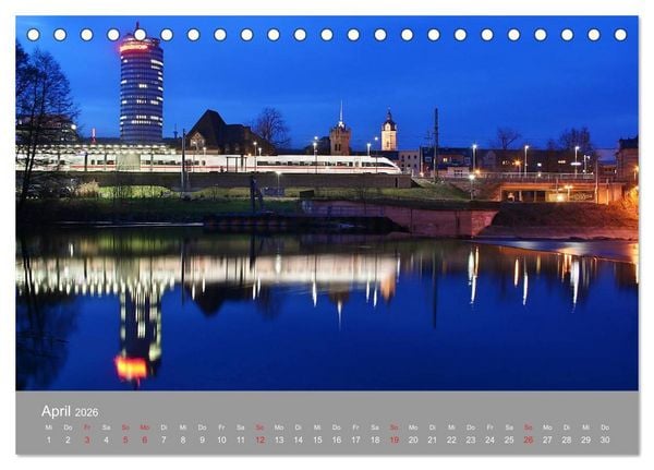 Produktbild: Jena in Th&uuml;ringen (Tischkalender 2026 DIN A5 quer), CALVENDO Monatskalender