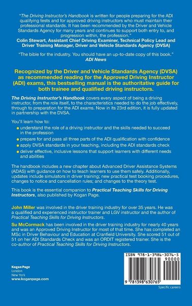 Produktbild: The Driving Instructor's Handbook