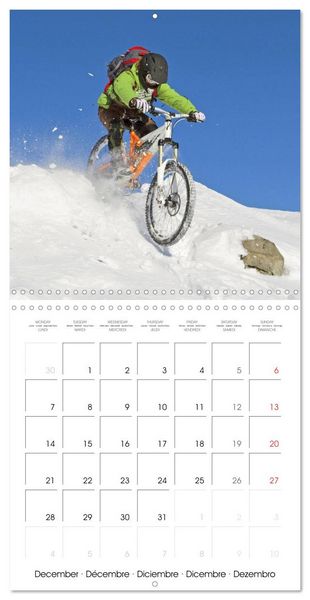 Produktbild: Mountain biking: Up hill and down dale (Wall Calendar 2026 12 &times; 12 Inch) CALVENDO 12 Month Wall Calendar