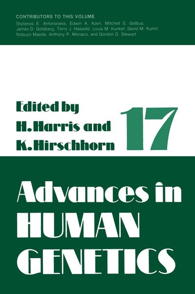 Produktbild: Advances in Human Genetics 1