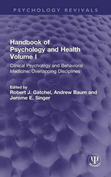 Produktbild: Handbook of Psychology and Health, Volume I
