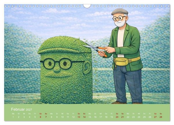 Produktbild: Opa Edition - Pragmatisch ans Werk (Wandkalender 2027 DIN A3 quer), CALVENDO Monatskalender