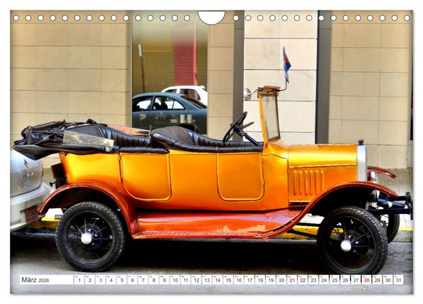 Produktbild: Tin Lizzie - Ford Modell T in Kuba (Wandkalender 2026 DIN A4 quer), CALVENDO Monatskalender