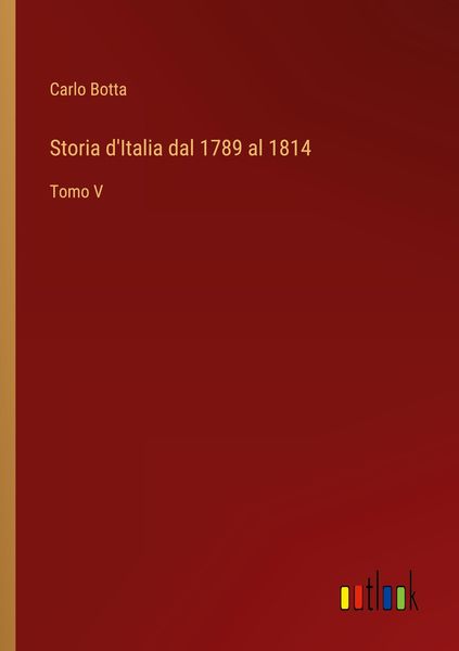 Produktbild: Storia d'Italia dal 1789 al 1814