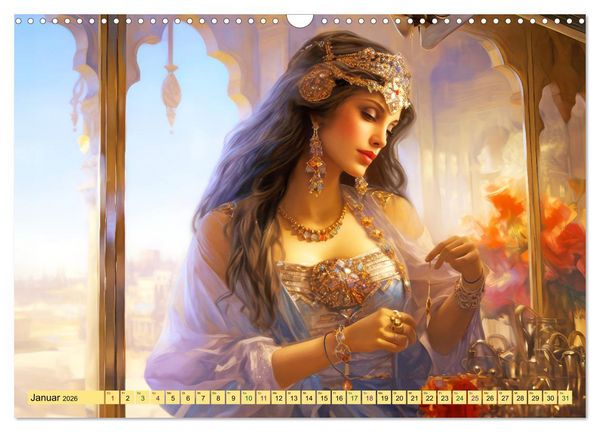 Produktbild: Arabische Fantasien (Wandkalender 2026 DIN A3 quer), CALVENDO Monatskalender