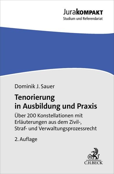 Produktbild: Tenorierung in Ausbildung und Praxis