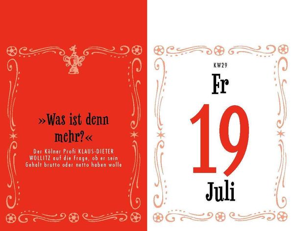 Traumfußball - Der Arnd-Zeigler-Kalender 2024