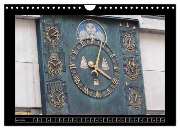 Produktbild: Zeit-Anzeige (Wandkalender 2026 DIN A4 quer), CALVENDO Monatskalender