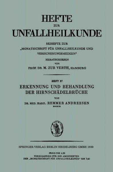 Produktbild: Erkennung und Behandlung der Hirnsch&auml;delbr&uuml;che