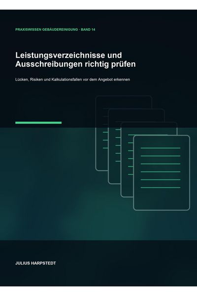 Produktbild: Leistungsverzeichnisse und Ausschreibungen richtig pr&uuml;fen
