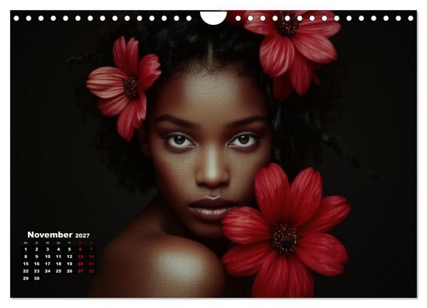 Produktbild: Florale Anmut (Wandkalender 2027 DIN A4 quer), CALVENDO Monatskalender