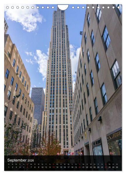 Produktbild: New York Wolkenkratzer (Wandkalender 2026 DIN A4 hoch), CALVENDO Monatskalender