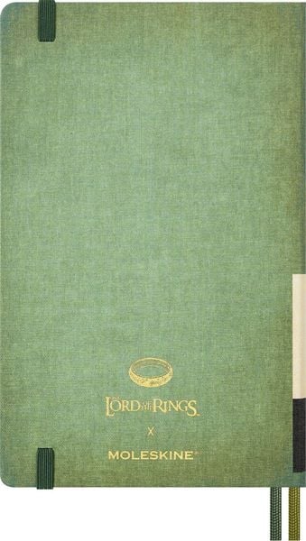 Produktbild: Moleskine 12 Monate Der Herr der Ringe Tageskalender 2027, L/A5, 1 Tag = 1 Seite, fester Einband