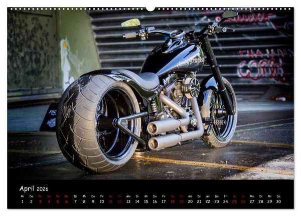 Produktbild: Best of Custom- and Showbikes Kalender (Wandkalender 2026 DIN A2 quer), CALVENDO Monatskalender