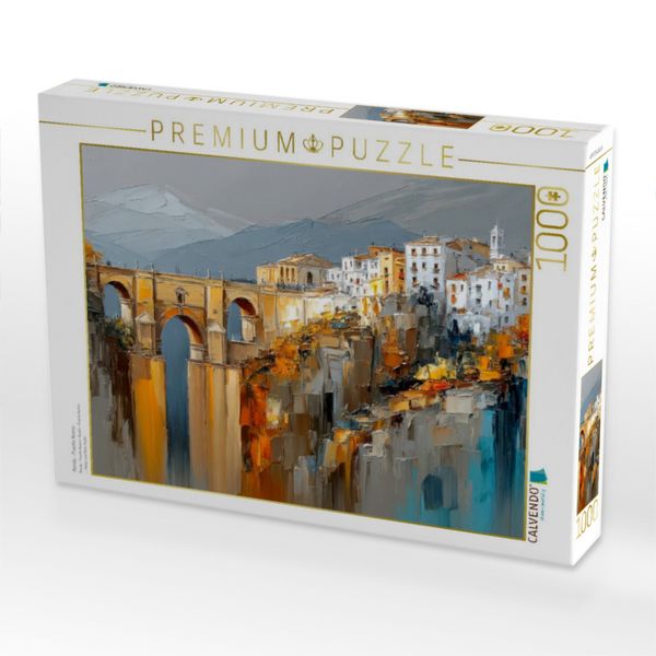 Produktbild: CALVENDO Puzzle Ronda - Puente Nuevo | 1000 Teile Lege-Gr&ouml;&szlig;e 64x48cm Foto-Puzzle f&uuml;r gl&uuml;ckliche Stunden