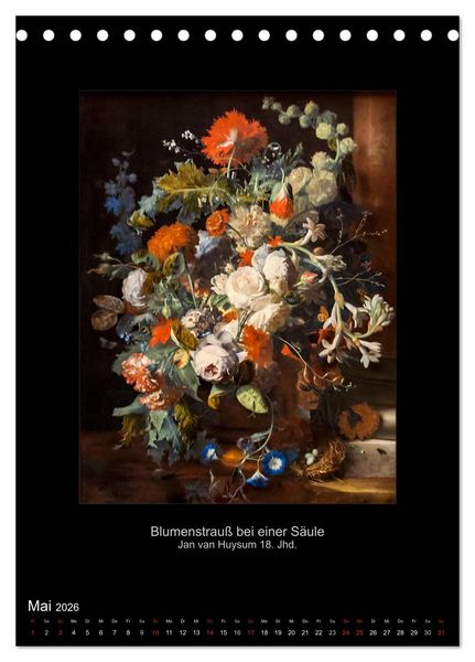 Produktbild: Stillleben - Illusionistische Malerei der Renaissance (Tischkalender 2026 DIN A5 hoch), CALVENDO Monatskalender