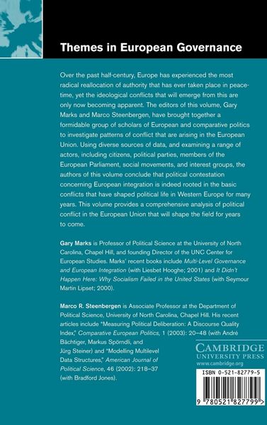 Produktbild: European Integration and Political Conflict
