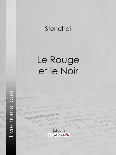 Produktbild: Le Rouge et le Noir