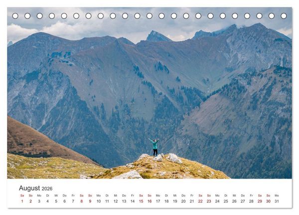 Produktbild: Naturwunder Berge (Tischkalender 2026 DIN A5 quer), CALVENDO Monatskalender
