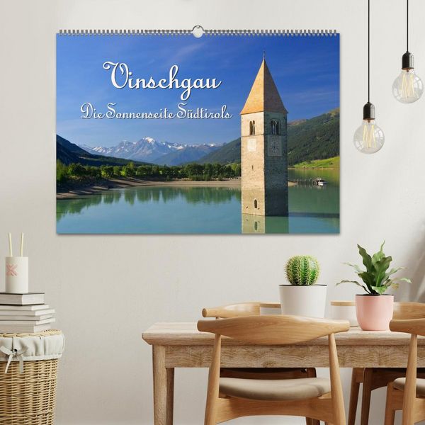 Produktbild: Vinschgau - Die Sonnenseite S&uuml;dtirols (Wandkalender 2026 DIN A2 quer), CALVENDO Monatskalender