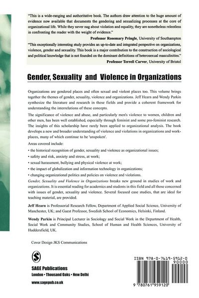 Produktbild: Gender, Sexuality and Violence in Organizations