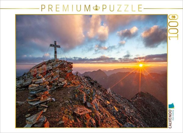 Produktbild: CALVENDO Puzzle Sonnenaufgang in den Hohen Tauern | 1000 Teile Lege-Gr&ouml;&szlig;e 64x48cm Foto-Puzzle f&uuml;r gl&uuml;ckliche Stunden