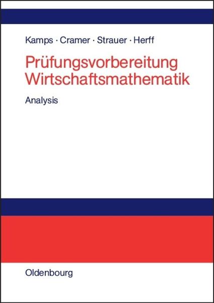 Produktbild: Pr&uuml;fungsvorbereitung Wirtschaftsmathematik