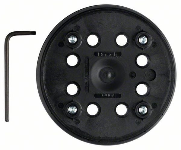 Bosch Accessories 2608601169 Schleifteller mittel, 125 mm, 8, für PEX 270 A, PEX 270 AE Durchmesser 125 mm