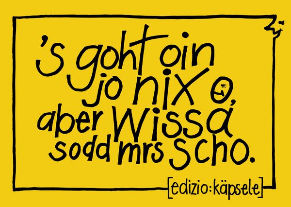 Produktbild: s goht oin jo nix o