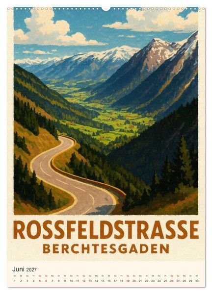 Produktbild: Alpine Impressionen Berchtesgadener Land (Wandkalender 2027 DIN A2 hoch), CALVENDO Monatskalender