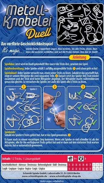 Produktbild: Metall-Knobelei in Metalldose