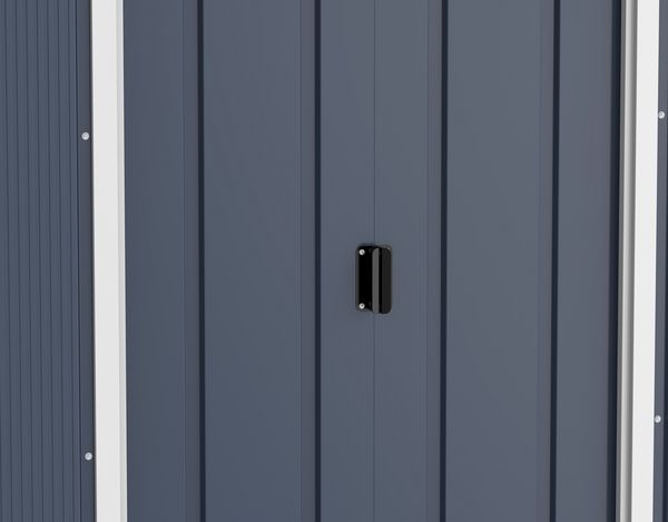 Produktbild: Metall Ger&auml;tehaus 203x113 Gartenhaus Schiebet&uuml;r