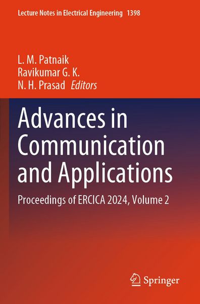 Produktbild: Advances in Communication and Applications