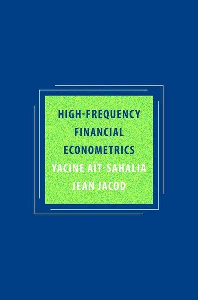Produktbild: High-Frequency Financial Econometrics