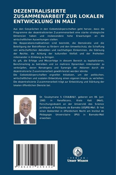 Produktbild: Dezentralisierte Zusammenarbeit Zur Lokalen Entwicklung in Mali