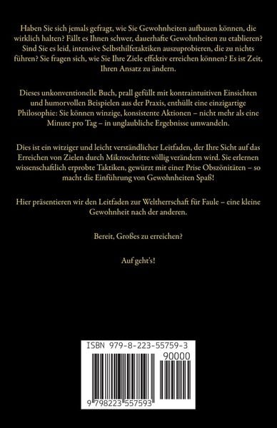 Produktbild: FAULE HABITS - Der pragmatische Leitfaden zur Schaffung wirkungsvoller Gewohnheiten