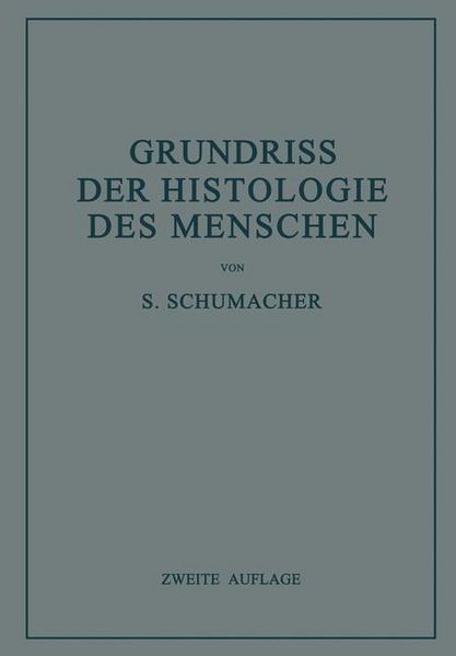Produktbild: Grundriss der Histologie des Menschen