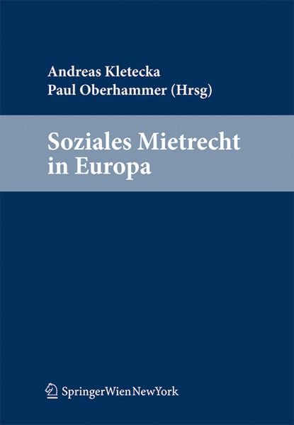 Produktbild: Soziales Mietrecht in Europa