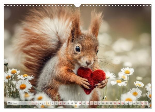 Produktbild: Hazelnuts Abenteuer (Wandkalender 2026 DIN A3 quer), CALVENDO Monatskalender
