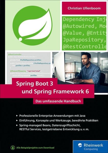 Produktbild: Spring Boot 3 und Spring Framework 6