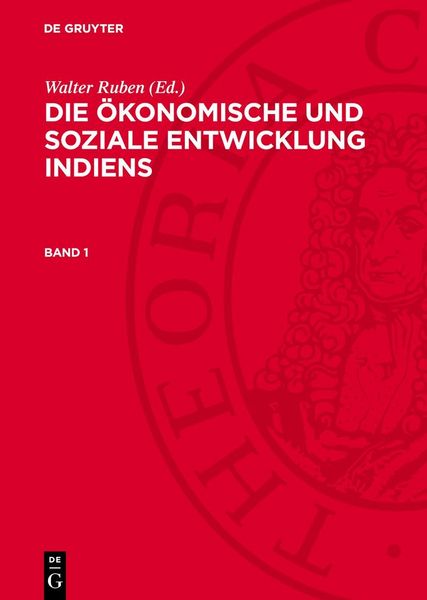Produktbild: Die &ouml;konomische und soziale Entwicklung Indiens. Band 1
