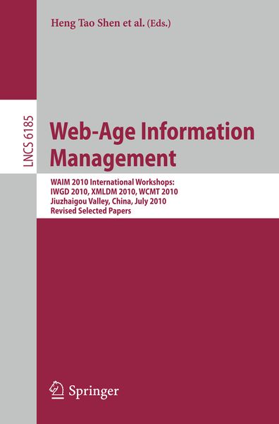 Produktbild: Web-Age Information Management. WAIM 2010 Workshops
