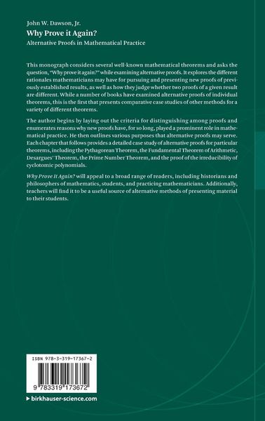 Produktbild: Why Prove it Again?